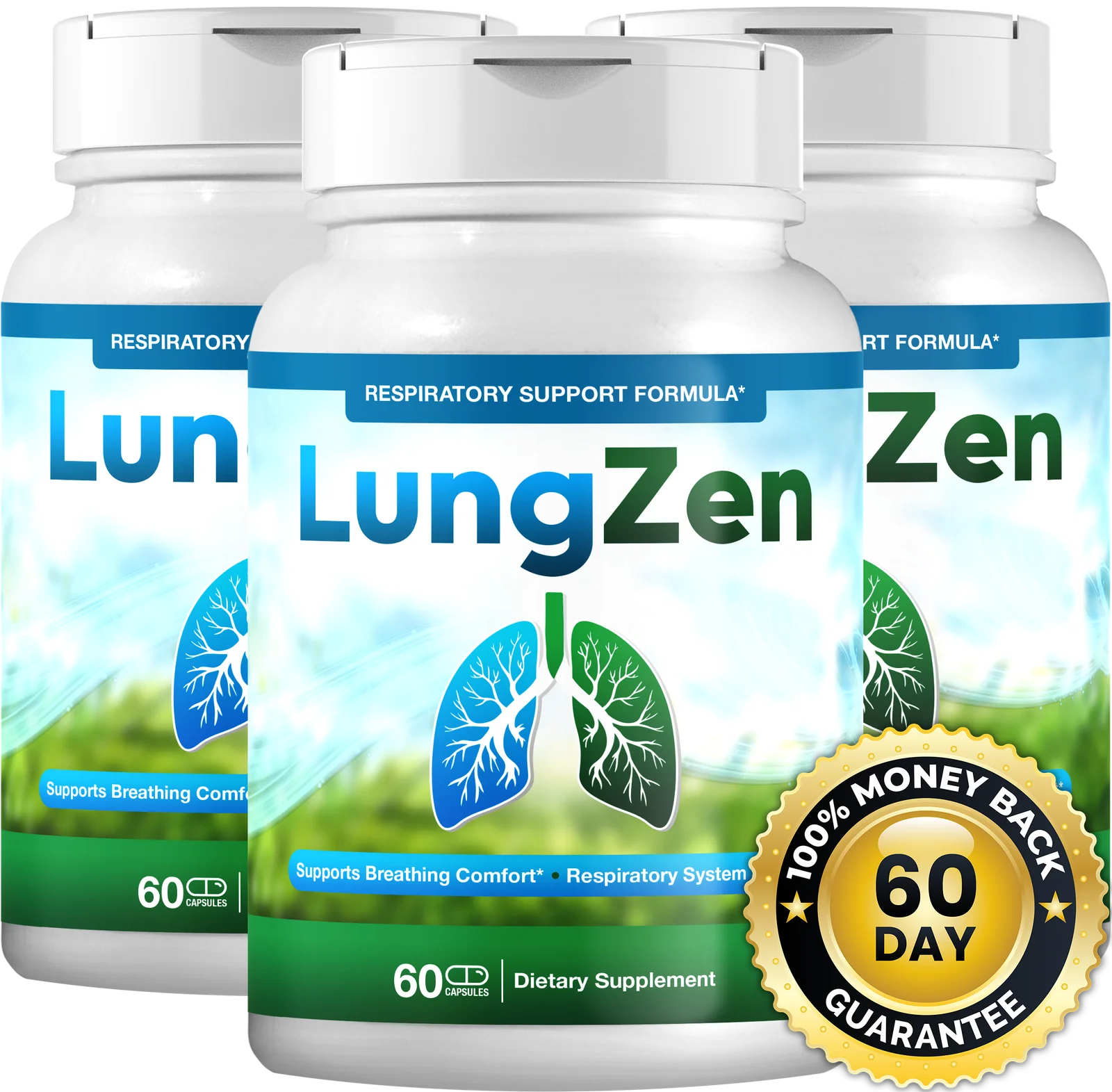 Lung Zen multi-bottle supply pack